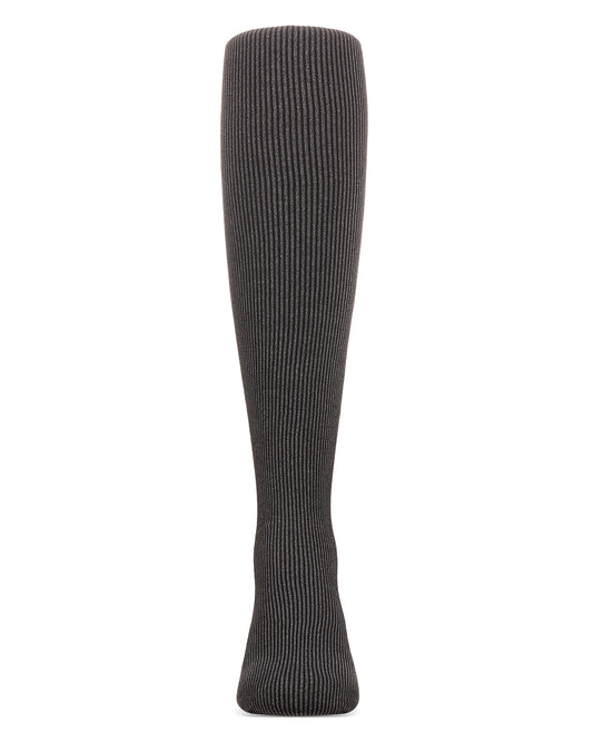 Girls' Essential Ribbed Heather Tights