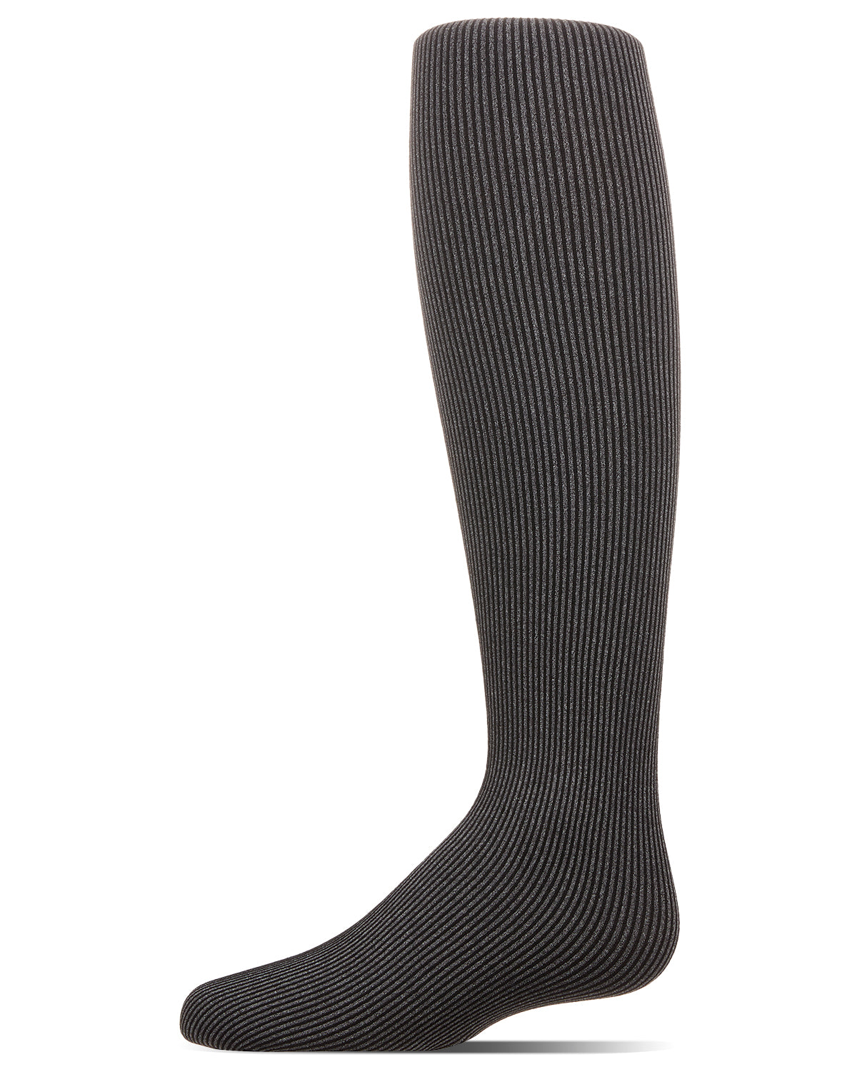 Girls' Essential Ribbed Heather Tights