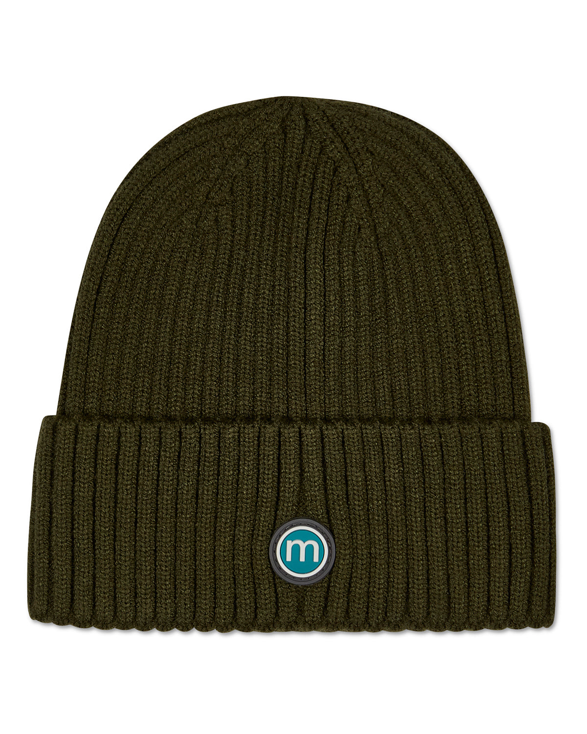 Kids' Basic Ribbed Beanie : Color: Army Green