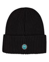 Kids' Basic Ribbed Beanie : Color: Black
