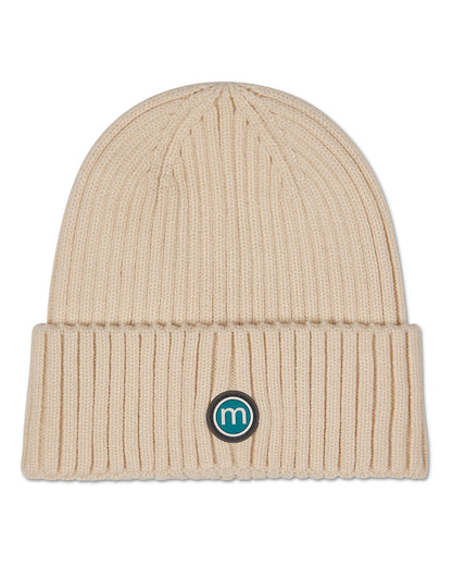Kids' Basic Ribbed Beanie : Color: Ivory
