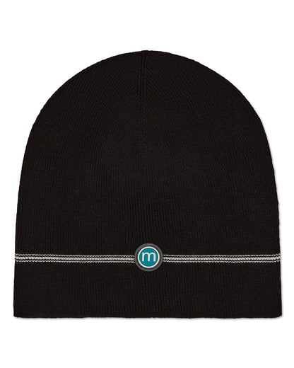 Kids' Knit in Bow Beanie : Color: Black