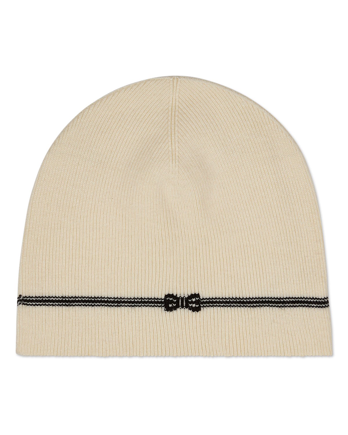 Kids' Knit in Bow Beanie : Color: Ivory