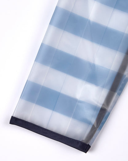 Kids "Checkmate" Checkered Raincoat with Self-Storage Pouch : Color: Pink