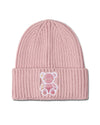 Plaid Bear Beanie : Color: Mauvelous