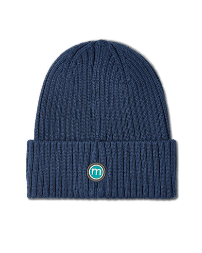MeMoi Teddy Bear Beanie : Color: Blue