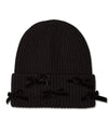All Over Bows Cuffed Beanie : Color: Black
