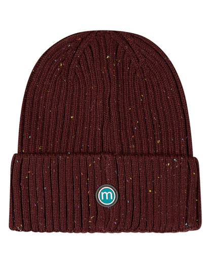 Girls Confetti Knit Rayon-Blend Chunky-Ribbed Cuffed Beanie