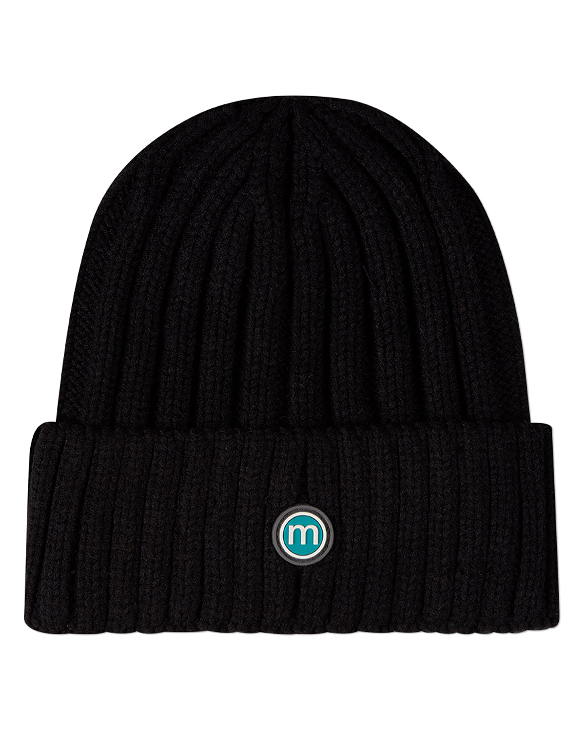 Kids Signature M-Logo Rayon-Blend Chunky Ribbed Knit Cuffed Beanie