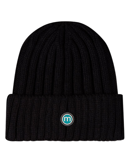Kids Signature M-Logo Rayon-Blend Chunky Ribbed Knit Cuffed Beanie