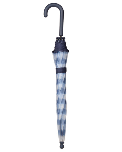 Kids' "Checkmate" Umbrella : Color: Navy