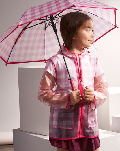 Kids' "Checkmate" Waterproof Pop-Up Umbrella
