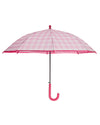 Kids' "Checkmate" Umbrella : Color: Pink