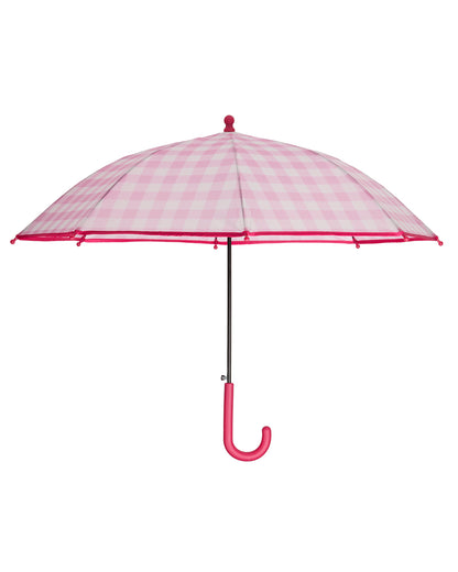 Kids' "Checkmate" Umbrella : Color: Pink
