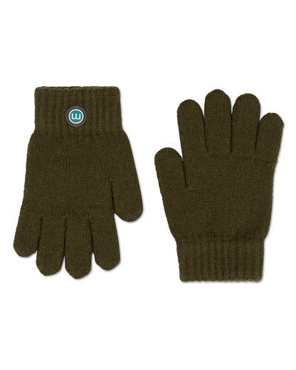 Kids' Basic Gloves : Color: Army Green