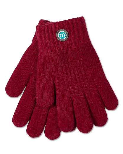 Kids' Basic Gloves : Color: Burgundy