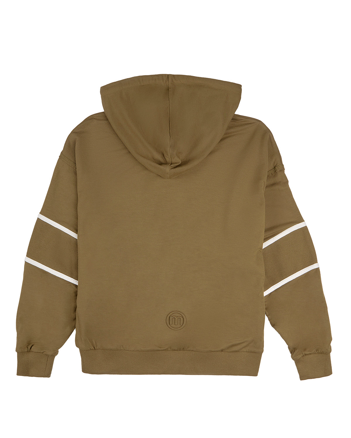 Girls Sporty C Camp Patch Zippered Hoodie : Color: Olive