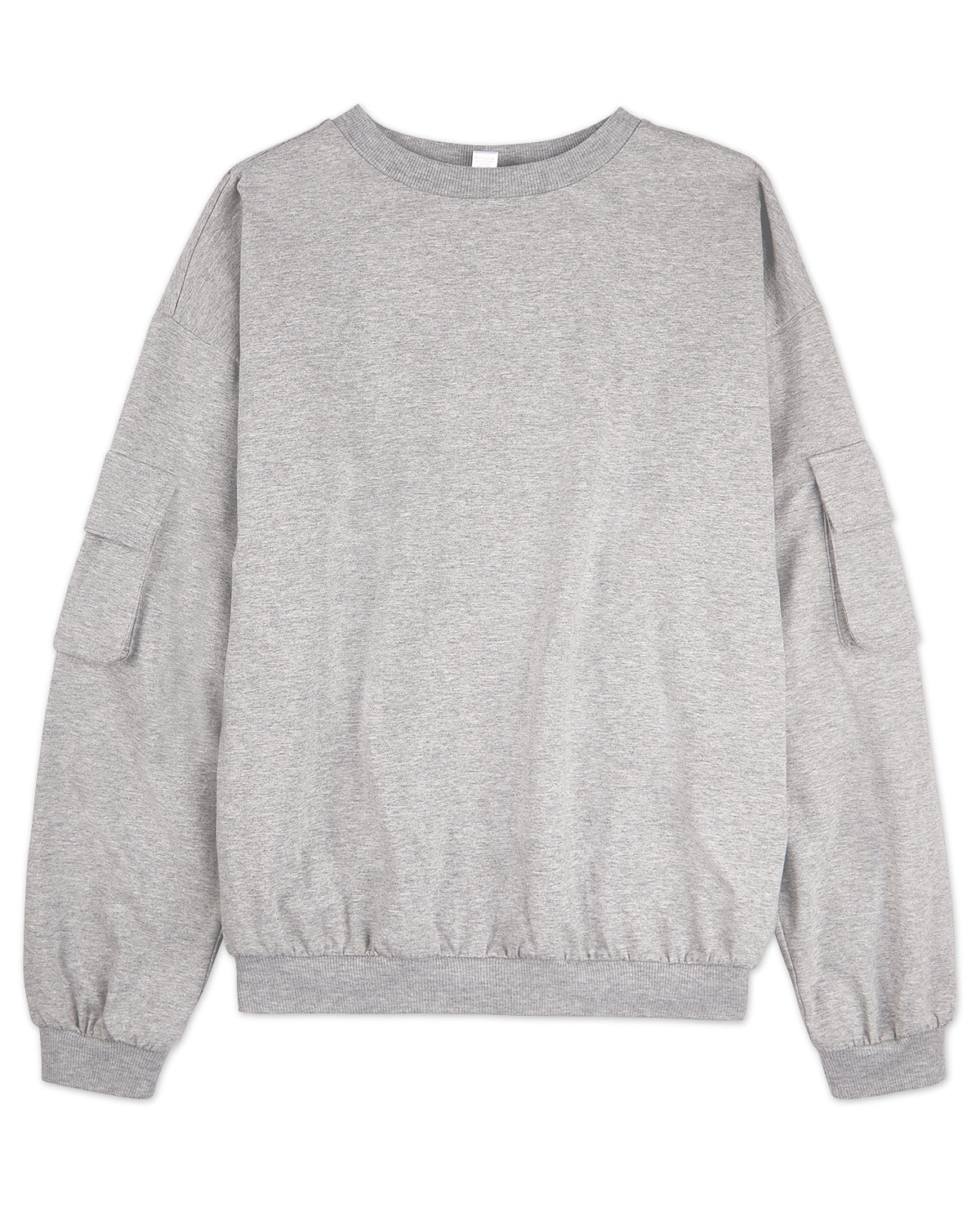 Girls Cargo Sleeve Cotton Rich Bomber Style Long Sleeve T-Shirt : Color: Coral