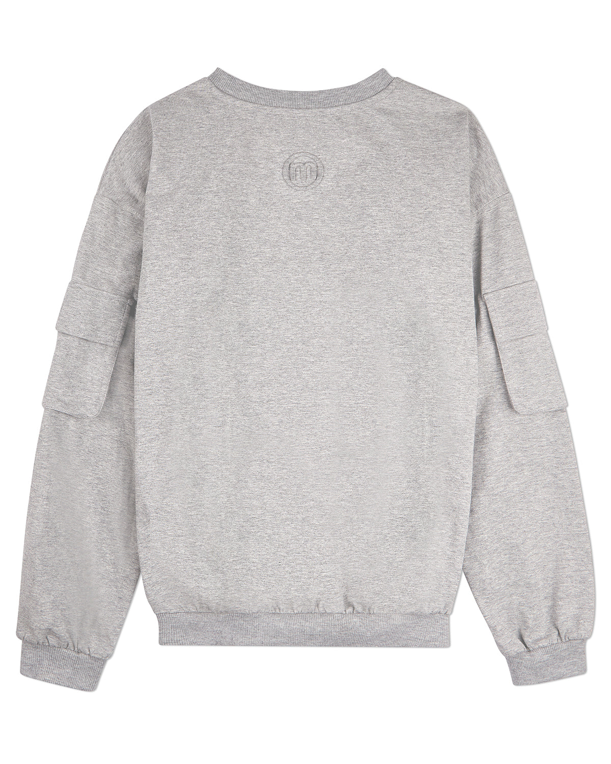 Girls Cargo Sleeve Cotton Rich Bomber Style Long Sleeve T-Shirt : Color: Coral