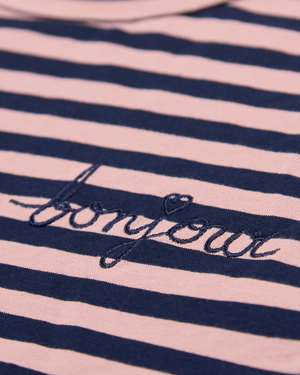 Girls Nautical Striped Cotton-Rich Long Sleeve T-Shirt : Color: Olive