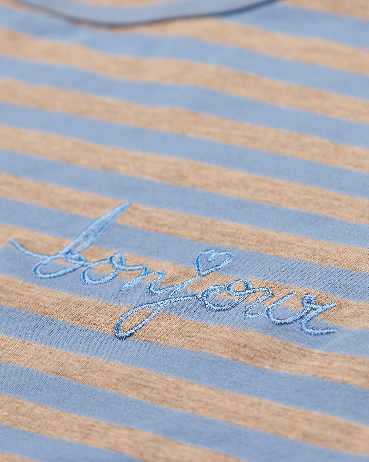 Girls Nautical Striped Cotton-Rich Long Sleeve T-Shirt : Color: Olive