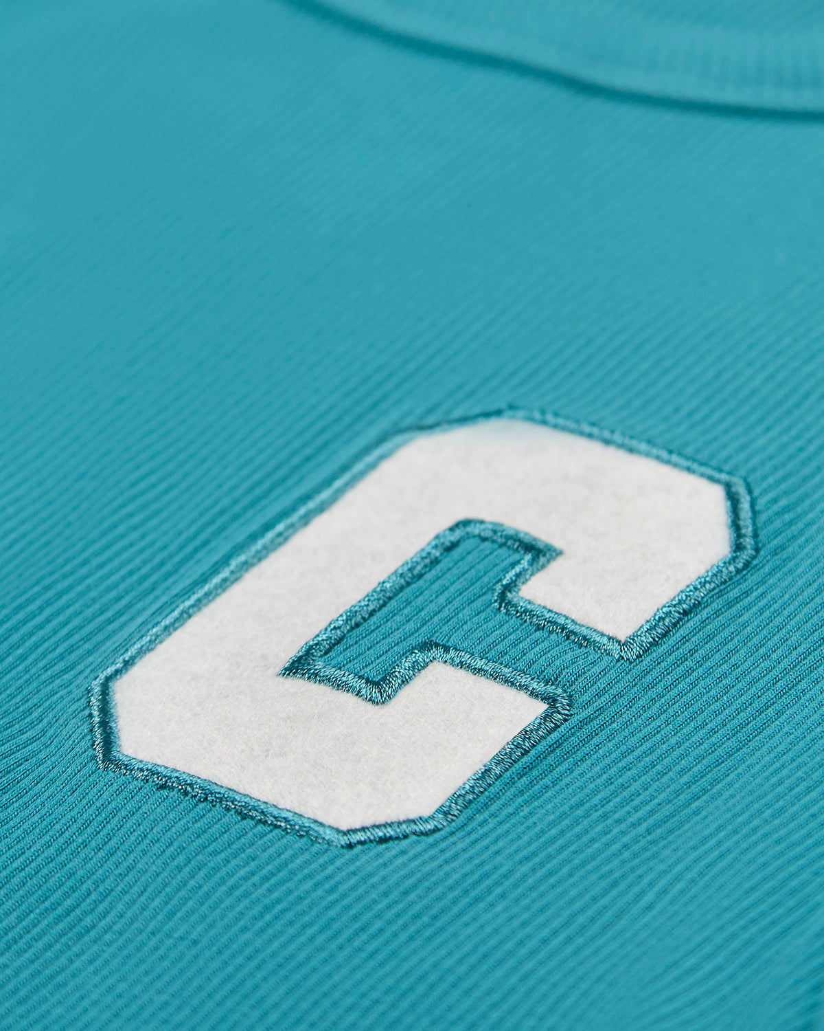 Girls Ribbed C-Patch Crossover Hem Long Sleeve T-Shirt : Color: Blush