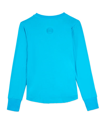 Girls Heart Graphic Trimmed Pocket Long Sleeve T-Shirt : Color: Black