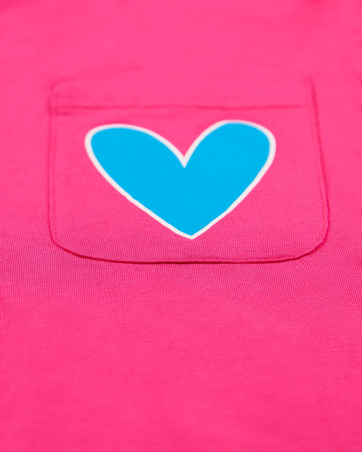 Girls Heart Graphic Trimmed Pocket Long Sleeve T-Shirt : Color: Black