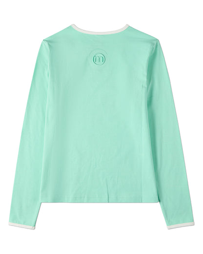 Girls "Le Soleil" Cotton-Rich Embroidered Long-Sleeve T-Shirt