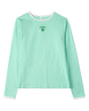 Girls "Le Soleil" Cotton-Rich Embroidered Long-Sleeve T-Shirt