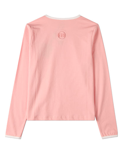 Girls "Le Soleil" Cotton-Rich Embroidered Long-Sleeve T-Shirt