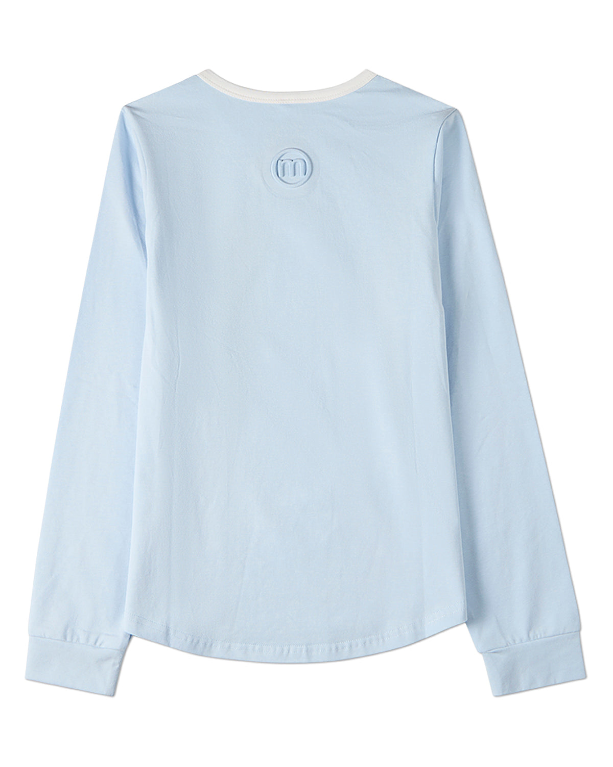 Girls Distressed-Heart Cotton-Rich Long-Sleeve T-Shirt