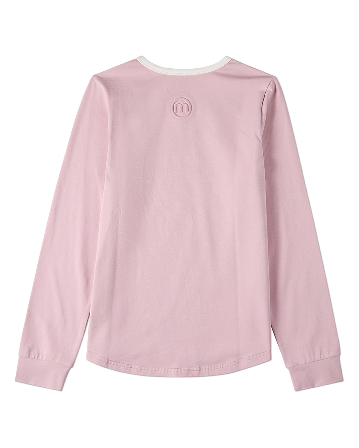 Girls Distressed-Heart Cotton-Rich Long-Sleeve T-Shirt