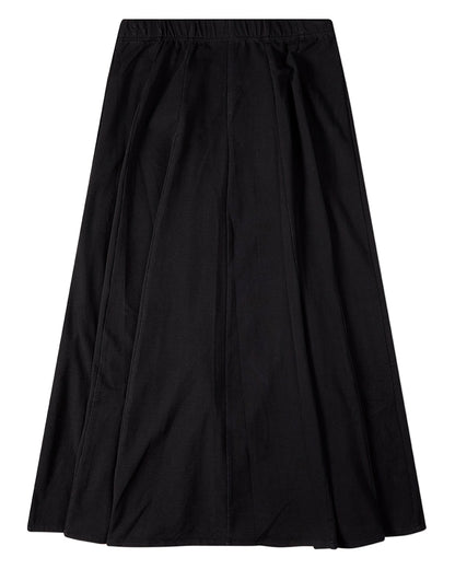 Girls Cotton-Rich Denim Pull-On Flared Long-Length Maxi Skirt