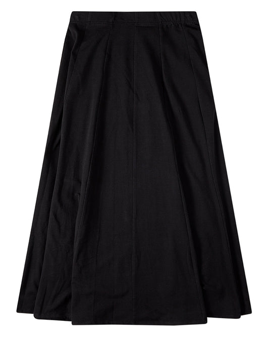 Girls Cotton-Rich Denim Pull-On Flared Long-Length Maxi Skirt