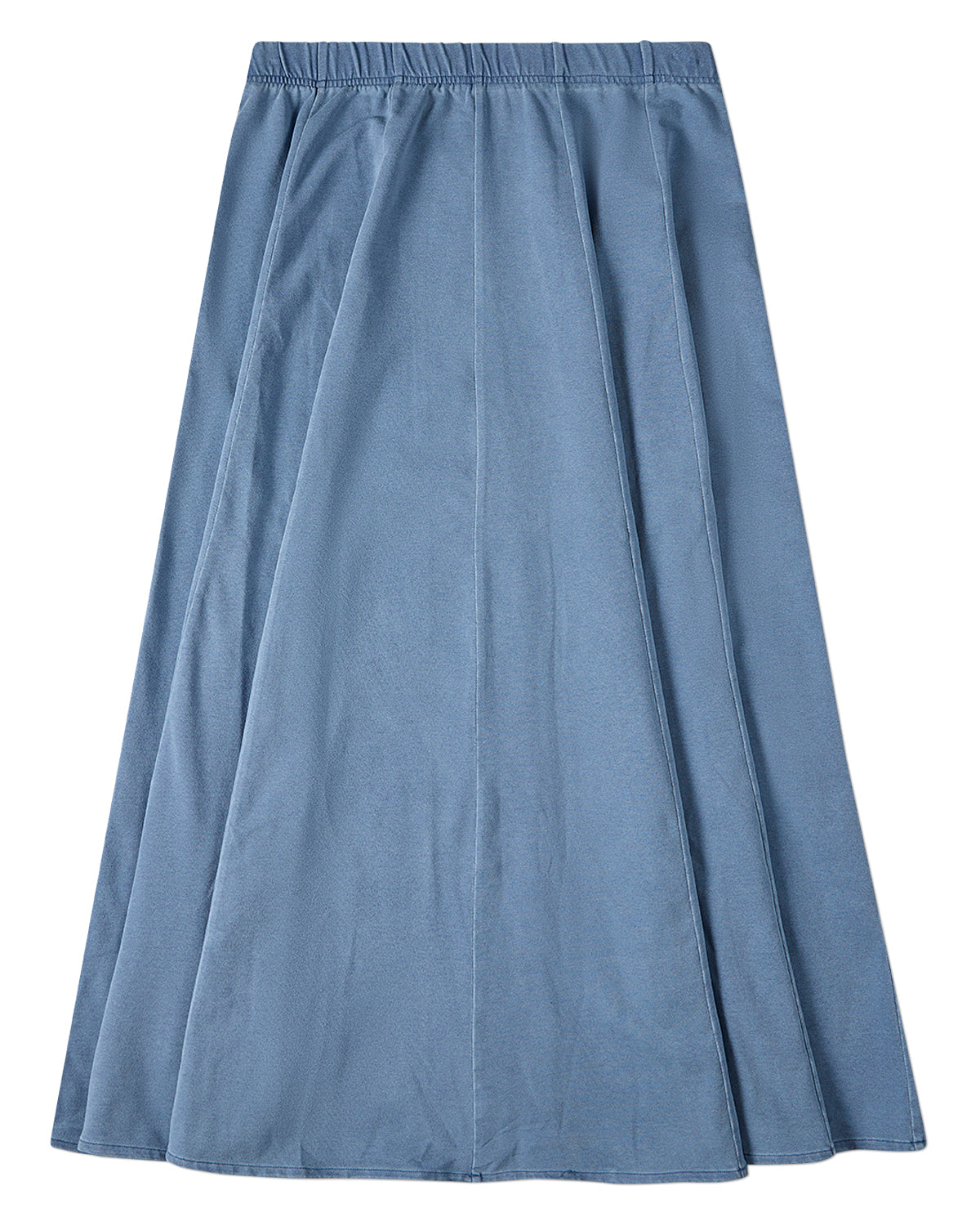 Girls Cotton-Rich Denim Pull-On Flared Long-Length Maxi Skirt