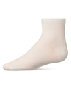 Girls' Pique Stitch Anklet Socks : Color: Winter White