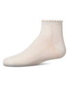 Girls' Rope Stitch Anklet Socks : Color: Winter White