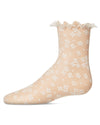 Girls' Lace Anklet Socks : Color: Winter White