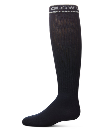 Girls' Glow Up Knee High Socks : Color: Navy