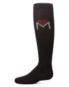 Girls' M Heart Knee High Socks : Color: Black