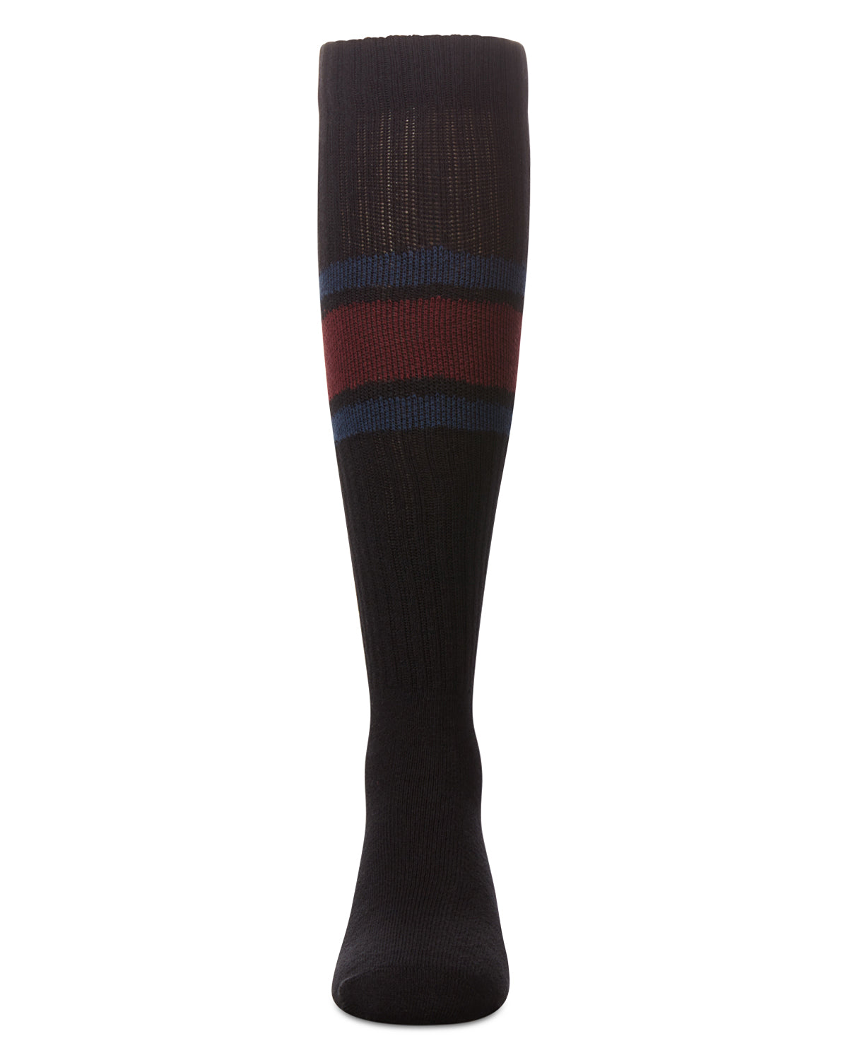 Girls Chevron V Knee High Socks : Color: Black