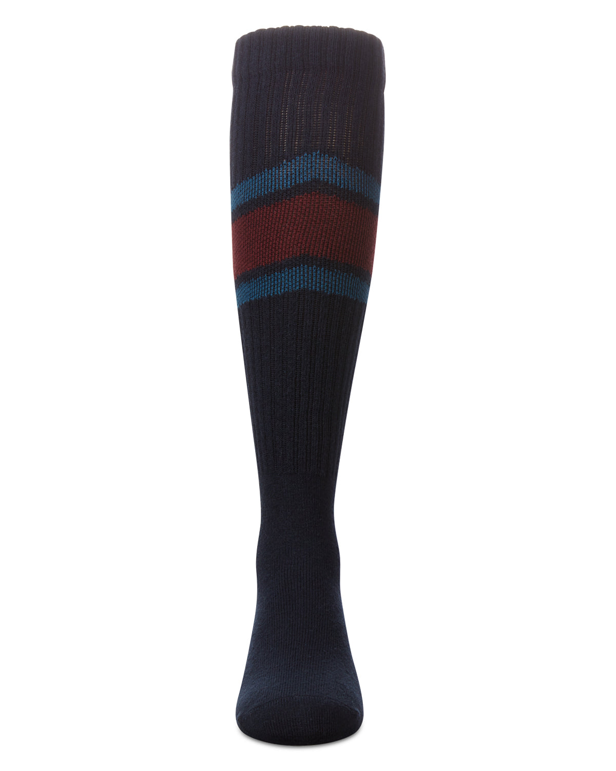 Girls Chevron V Knee High Socks : Color: Black