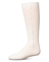 Girls' Wavy Line Dress Socks : Color: Winter White
