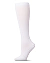 Girls' Pointelle Dot Knee High Socks : Color: White