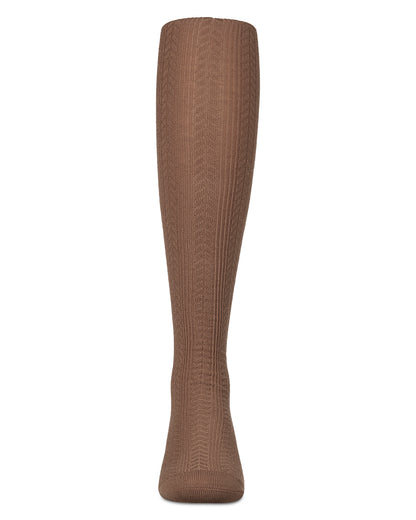 Girls Ribbed Cotton Rich Multi-Arrow-Patterned Tights : Color: Black
