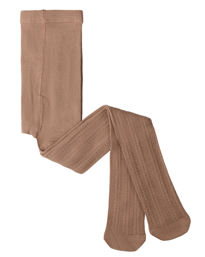 Girls Ribbed Cotton Rich Multi-Arrow-Patterned Tights : Color: Black