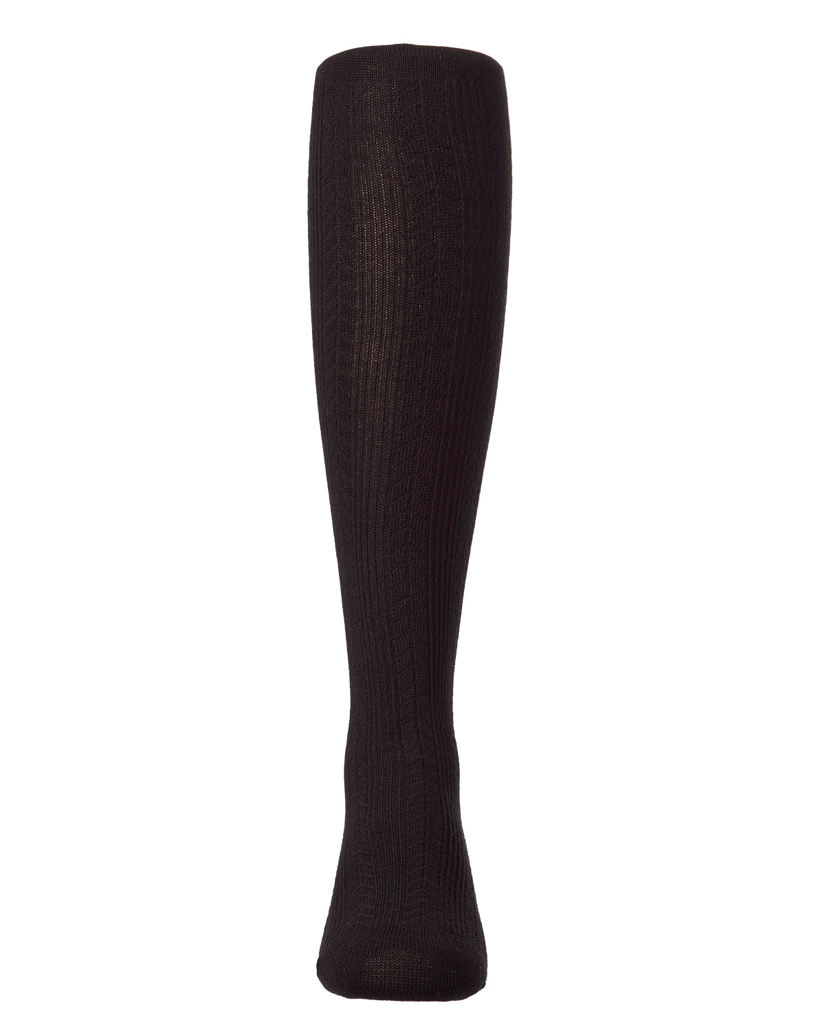 Girls Ribbed Cotton Rich Multi-Arrow-Patterned Tights : Color: Black