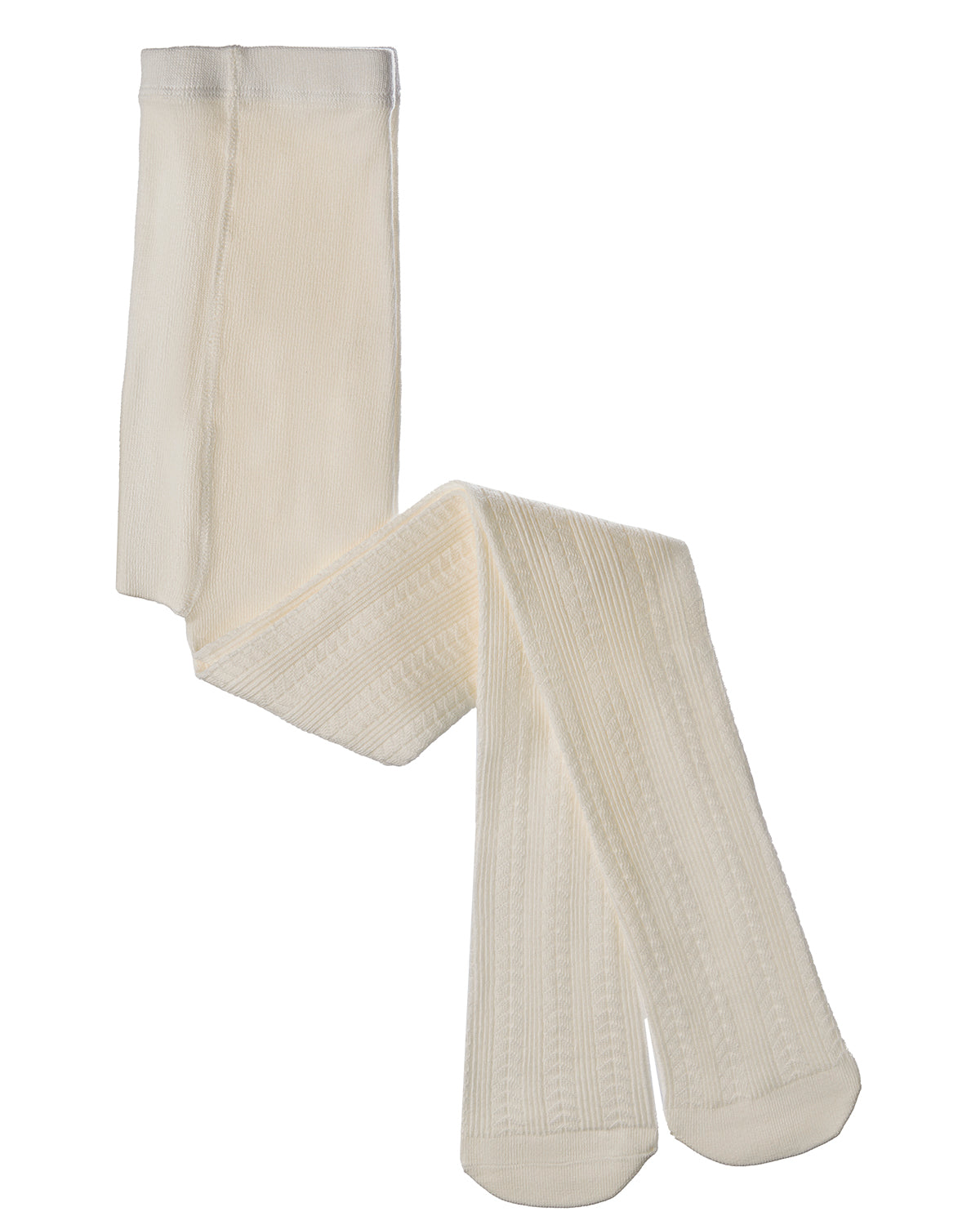 Girls Ribbed Cotton Rich Multi-Arrow-Patterned Tights : Color: Black