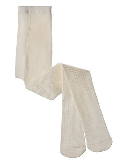 Girls Ribbed Cotton Rich Multi-Arrow-Patterned Tights : Color: Black